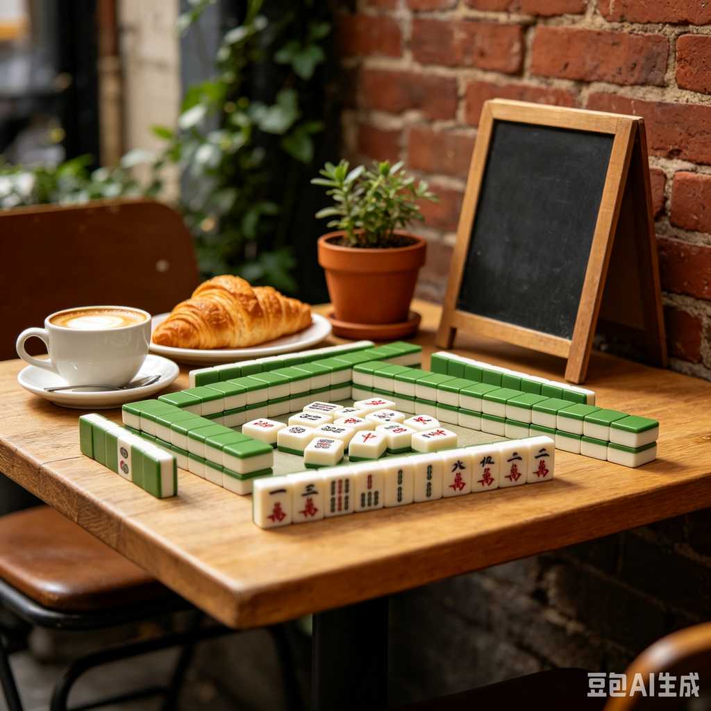 dual color mahjong tiles